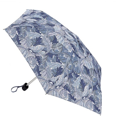 Fulton Tiny 2 Morris and Co. Foldable UV Umbrella (Acanthus Woad)